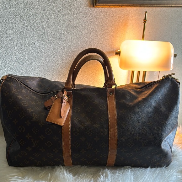 The Louis Vuitton Keepall Bandouliere 60 (V10920) Monogram Travel duffle bag - Picture 1 of 16